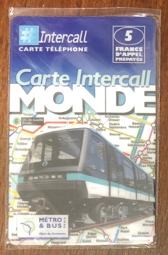 Intercall karte ratp metro - karte,