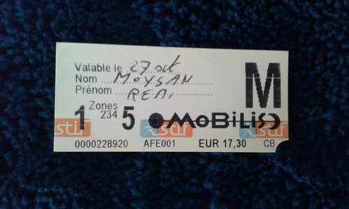 Ticket transport bahn - transport, u-bahn
