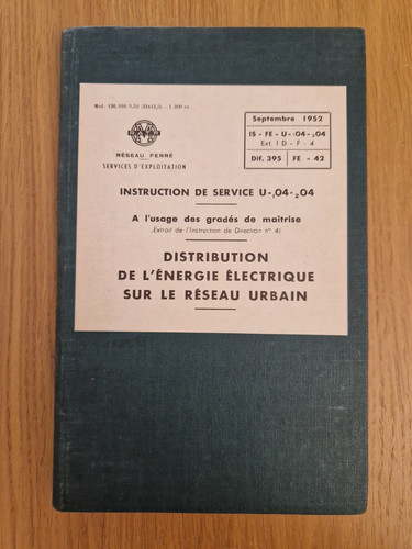 Ratp 1952 technisches - ratp,