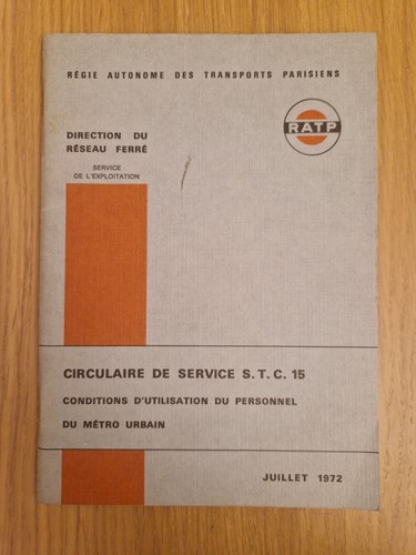 Ratp 1972 technisches - ratp,