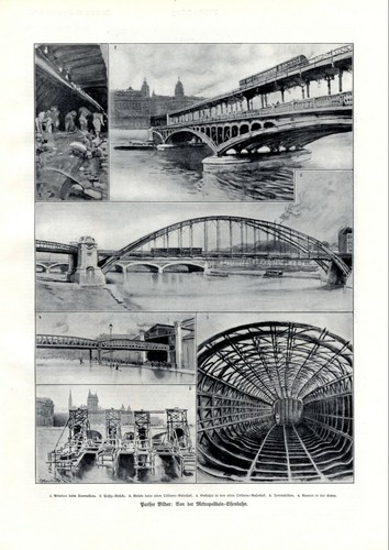 Metro paris seite von 1906 - paris,