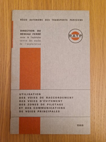 Ratp 1968 technisches - ratp,