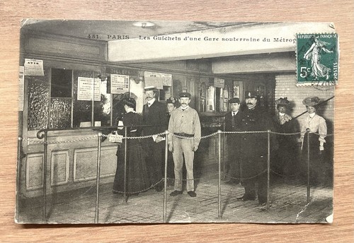 Cpa paris metro les guichets - -,