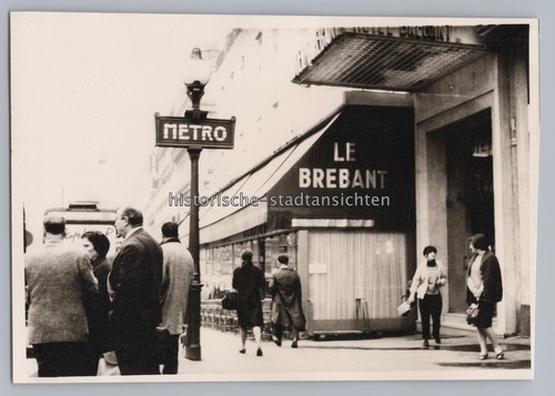 Paris frankreich 1966 metro - paris,